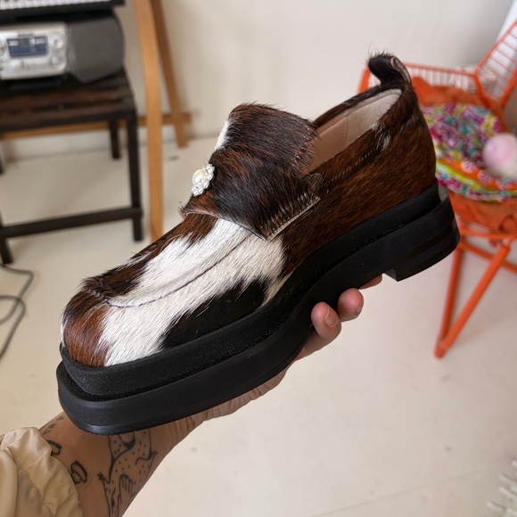 SIMONE ROCHA Heart Toe Loafers with Pearls - Picture 4 of 10